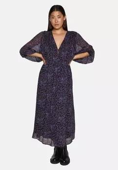 Платье макси Maison 123, фиолетовый