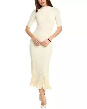 Платье макси Maje, белый