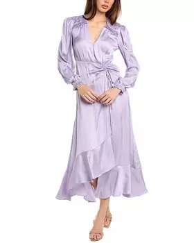 Платье макси Maje, фиолетовый