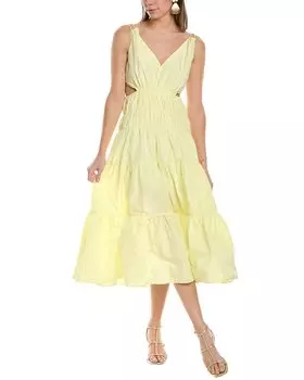 Платье макси Maje, желтый