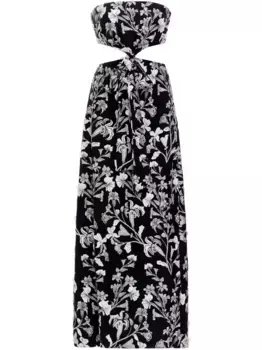 Платье макси Malaquita Guayacan AGUA BY AGUA BENDITA, черный