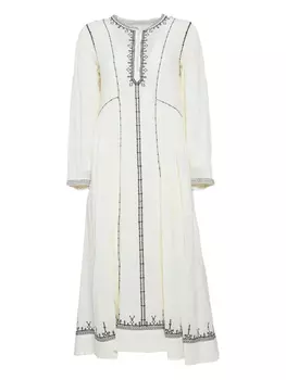 Платье макси MARANT TOILE Pippa, нейтральный