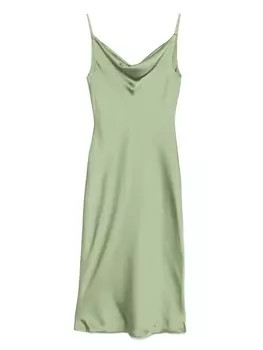 Платье макси Maria Norma Kamali, зеленый