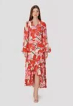 Платье макси MARLINE Laurella, красный