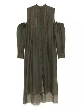 Платье макси Masnada, зеленый