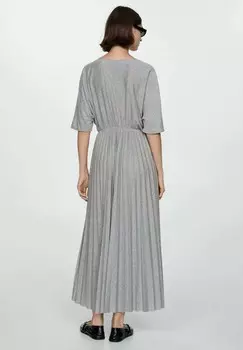 Платье макси MELANGE-A Mango, цвет Mottled Grey