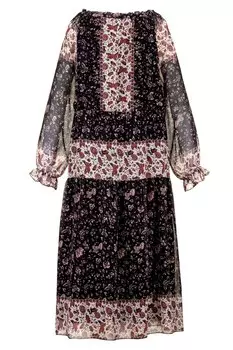 Платье макси MIAMODA Dress, разноцветный