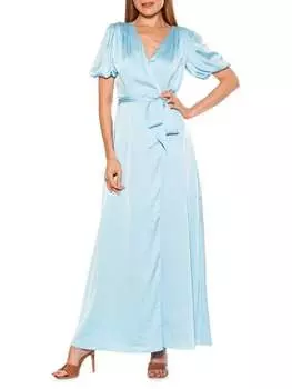 Платье макси mikayla с запахом Alexia Admor Halogen blue