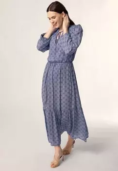 Платье макси MIRI QUIOSQUE, темно-синий