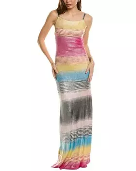 Платье макси Missoni, розовый