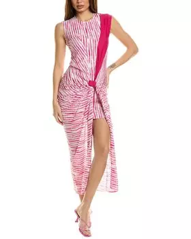 Платье макси Missoni, розовый