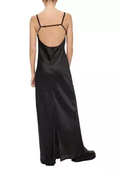 Платье макси MIT DETAIL QS, черный