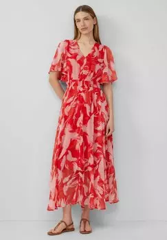 Платье макси MIT GESMOKTER TAILLE s.Oliver, светло-красный