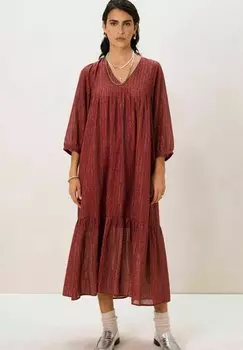 Платье макси MIT V-AUSSCHNITT Sissy-Boy, красный