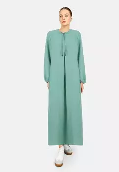Платье макси Modanisa, зеленый