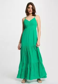 Платье макси Morgan, зеленый