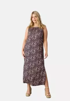 Платье макси MULTI DITSY SLEEVELESS Live Unlimited London, розовый