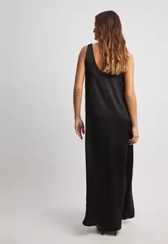 Платье макси NA-KD, черный