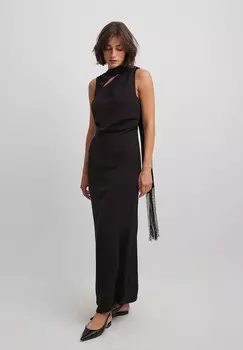 Платье макси .. NA-KD, черный