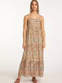 Платье макси на тонких бретельках Izia, оранжевый