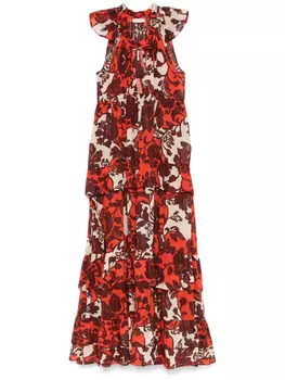 Платье макси Нара Anjuna, красный