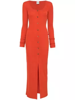 Платье макси Nareh Nanushka, оранжевый