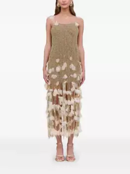 Платье макси Naseem Cult Gaia, зеленый