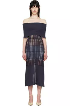 Платье макси Navy Cover OUR LEGACY