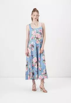 Платье макси NECK MAXI GAP, Blue