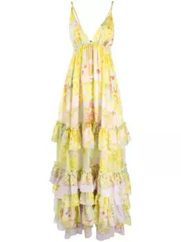 Платье макси New Baroque Philipp Plein, желтый