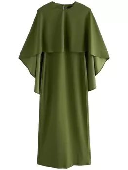 Платье макси Next Dress, цвет green/olive/dark green
