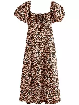 Платье макси Next Dress, коричневый