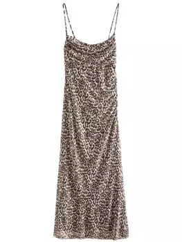 Платье макси Next Dress, коричневый