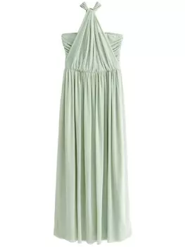 Платье макси Next Dress, зеленый