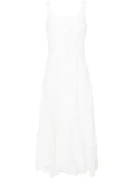 Платье макси Nissy с вышивкой Charo Ruiz Ibiza, белый