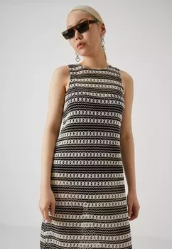 Платье макси OBJARTHINE STRAIGHT ANKEL DRESS Object, черный