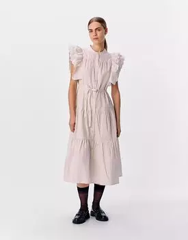 Платье-макси Object в цвете «белый песок»