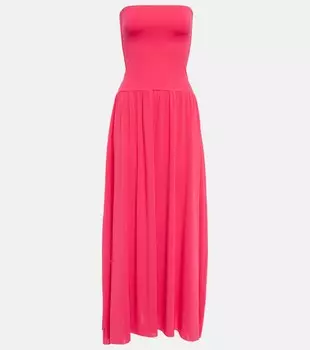 Платье макси Oda без бретелек ERES, розовый