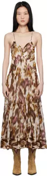 Платье макси Off-White & Tan Sabba Isabel Marant Etoile