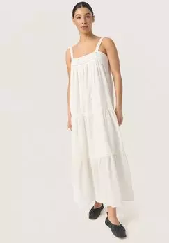 Платье макси OLIVIE Soaked in Luxury, молочный