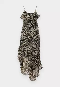 Платье макси ONLASTA LIFE STRAP FRILL ANKEL DRESS ONLY, черный