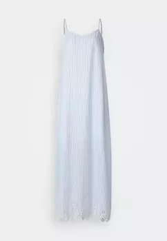 Платье макси Onlbondi Slip Dress ONLY, ярко-белый/бель-эйр синий