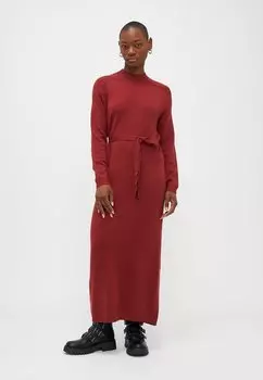 Платье макси ONLLEVA LONG BELT DRESS ONLY Petite, красный