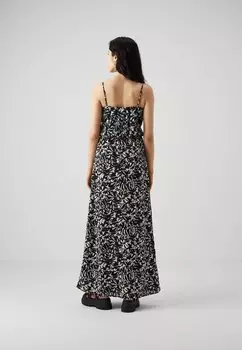 Платье макси Onlnova Life Lux Strap Dress Only, черное