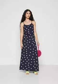 Платье макси Onlnova Life Strap Dress Only, темно-синий