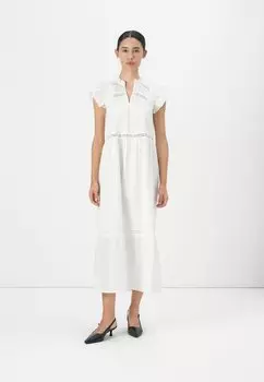 Платье макси ONLSUNNY CAPSL FRILL DRESS ONLY, кремовый