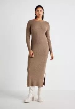 Платье макси ONLY, серо-коричневый