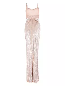 Платье макси Only You Jenny Packham, розовый