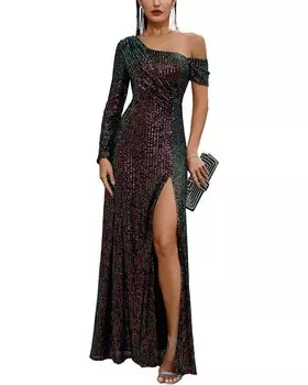 Платье макси от Amanda Royal, мультиколор