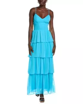 Платье макси от Amanda Uprichard Thaddea, розовый